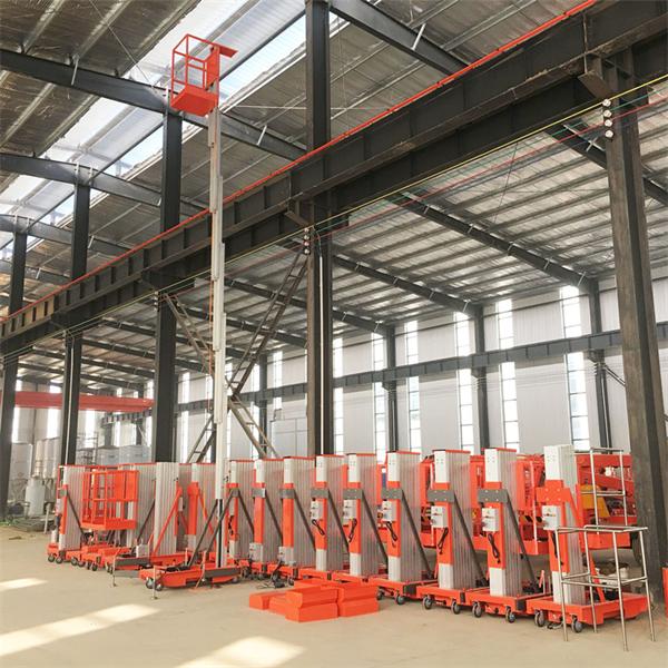 Towable Aluminum Alloy Lifting Platform Henan Eleclift Machinery Co Ltd